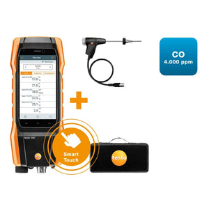 testo 300 Basic Kit - Flue gas analyzer (O2, CO up to 4,000 ppm)